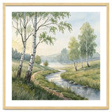 Morning Mist in the Birch Valley thumbnail