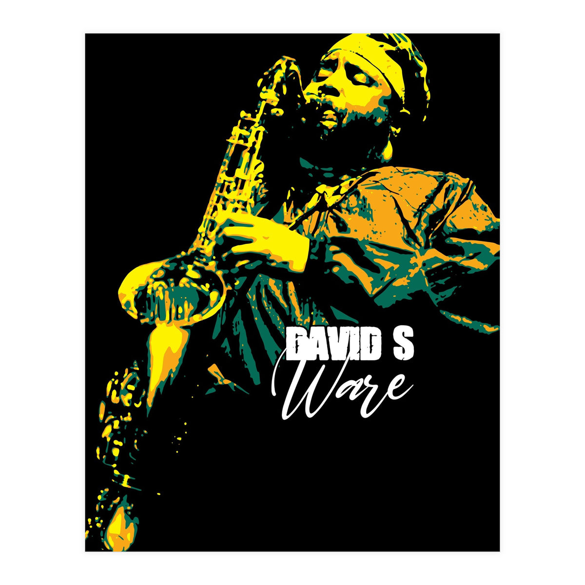 David S. Ware American Jazz Saxophonist (Print Only)