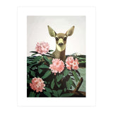 Japan, Doe in Blossom Bush (Print Only) thumbnail
