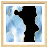 Blue & Gold Glitter Agate Texture 01 thumbnail