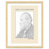 Portrait Of An Old Man With Beard – Ascii Art (vincent Van Gogh) thumbnail