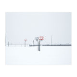 Snow-covered Basketball court (Print Only) thumbnail