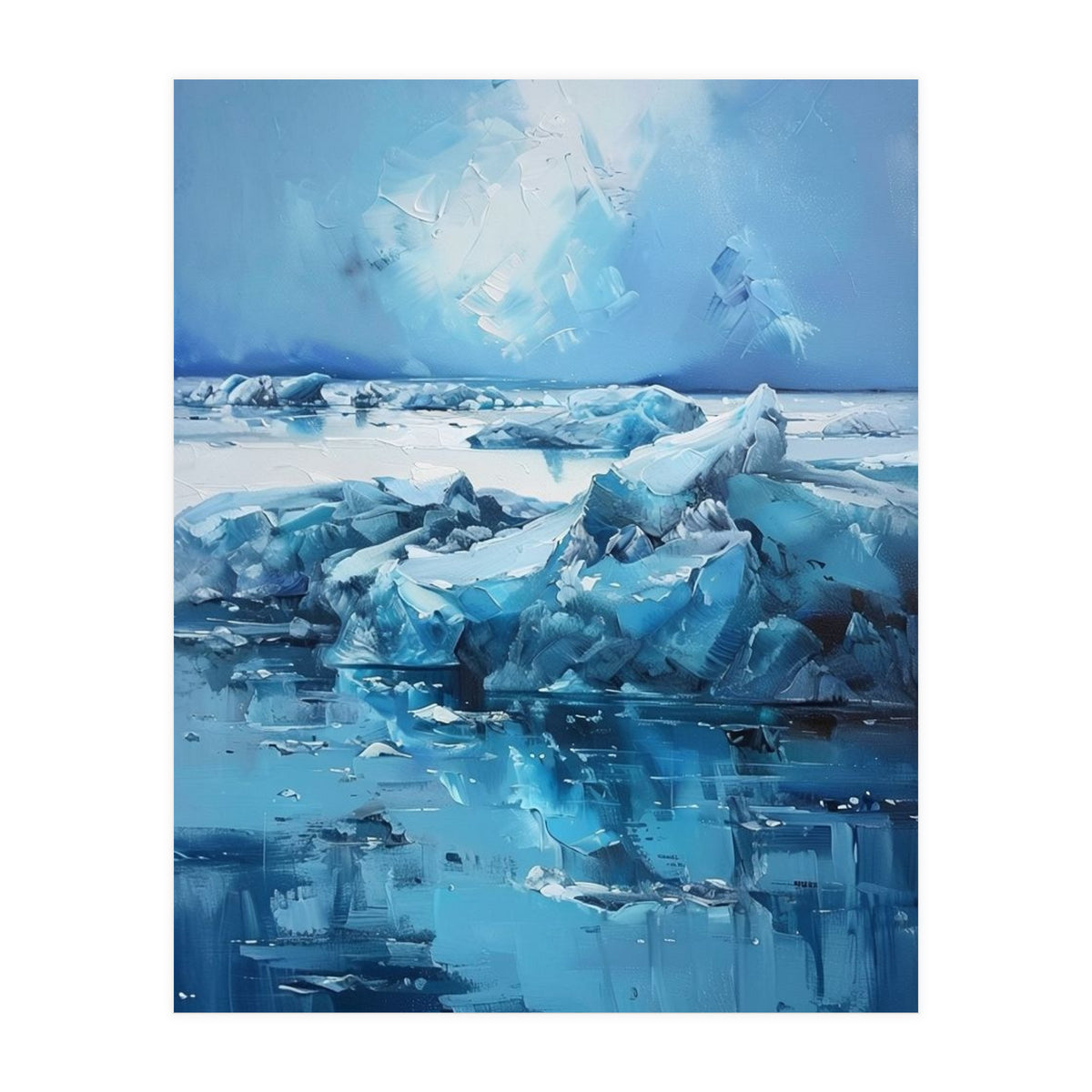 The Silent Fracture of Cerulean Giants (Print Only)