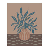 Modern Vase with Tropical Leaves (Print Only) thumbnail