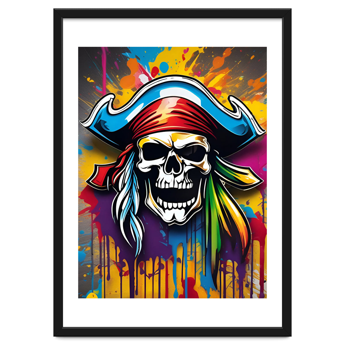 Pirate Logo, Graffiti