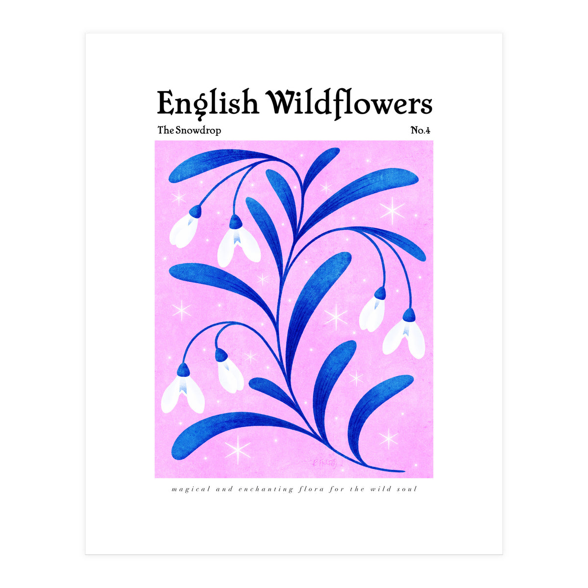 English Wildflowers | Snowdrops (Print Only)
