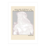 Idealised Portrait of a Young Woman as Flora – Bartolomeo Veneto (ascii art)  (Print Only) thumbnail