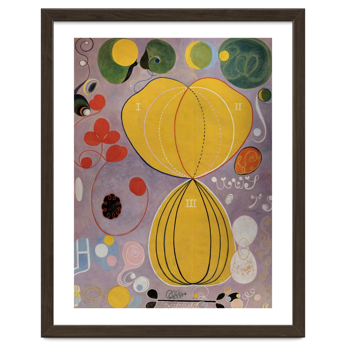 Hilma af Klint - The Ten Largest No 5 Adulthood Abstract Spiritual Art