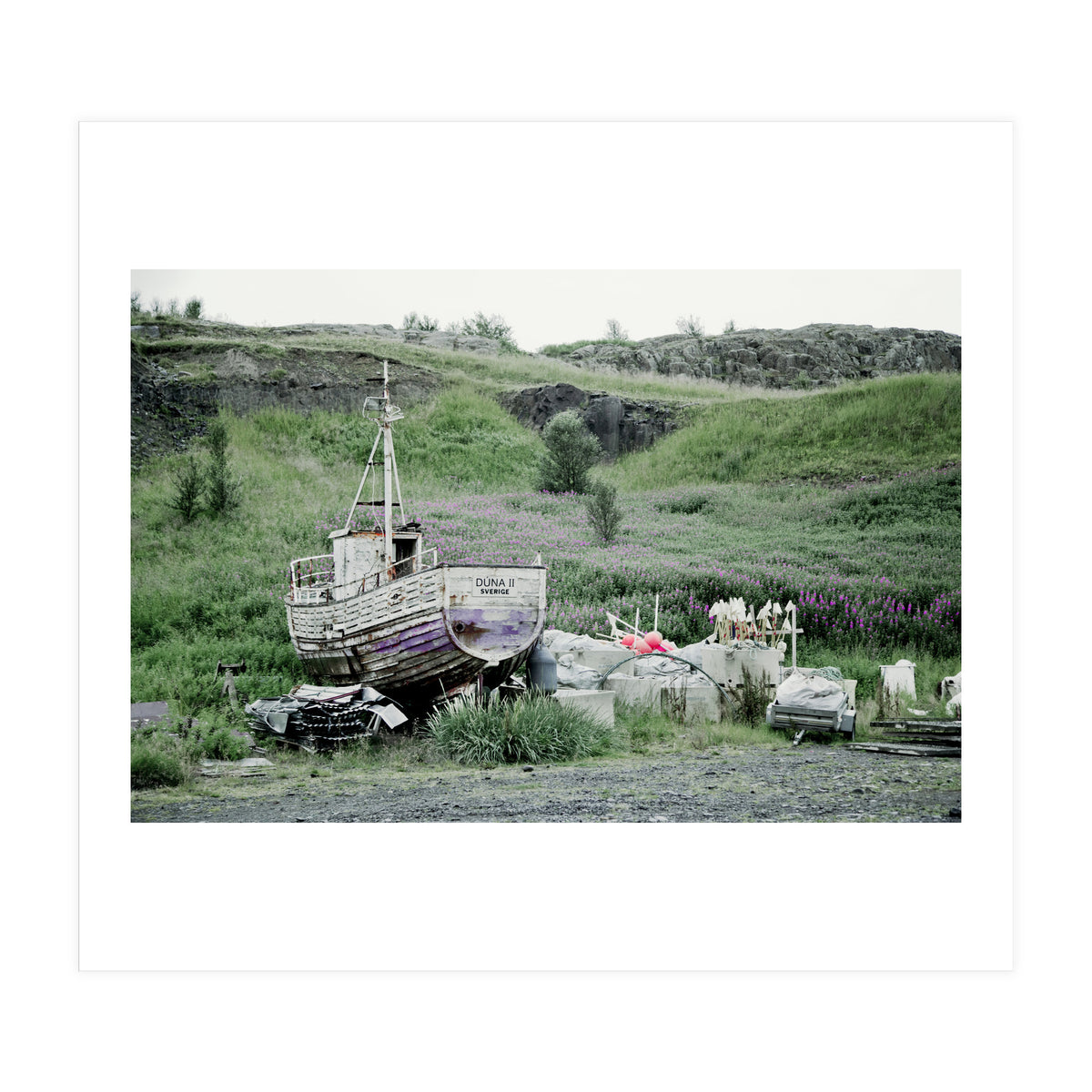 Abandoned Boat - Iceland (Print Only)