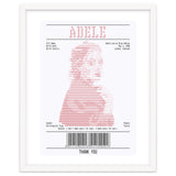 Receipt Art Adele Red thumbnail