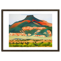 Georgia O’Keeffe – My Front Yard, Summer (1941) | Vibrant Southwestern Landscape in Modernist Style