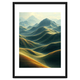 Ethereal Green Mountain Ridges Art thumbnail