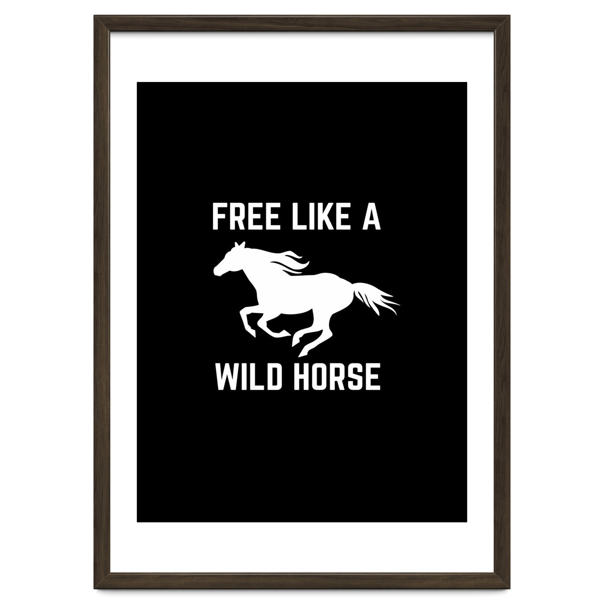 Free like a wild horse