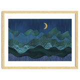 Abstract Landscape Moody Moonrise thumbnail