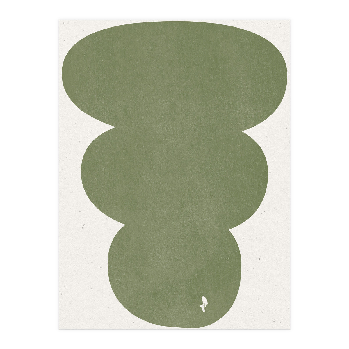GREEN WATERCOLOR SHAPES NO.4 (Print Only)