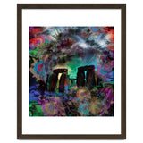 Stone Henge Vibrant Psychedelic Colors thumbnail