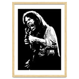 Neil Young Musician Legend in Grayscale 2 thumbnail