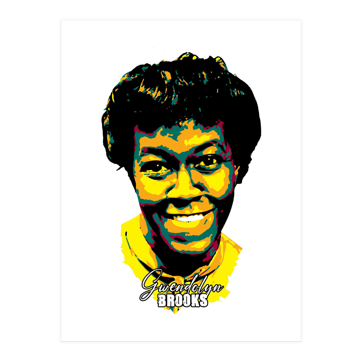 Gwendolyn Brooks American Poet Legend (Print Only)