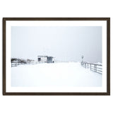 Hut in the winter seascape thumbnail