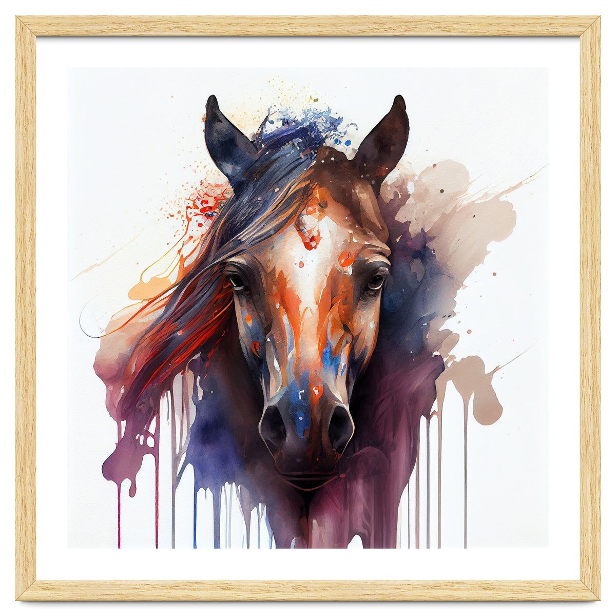Watercolor Horse #1