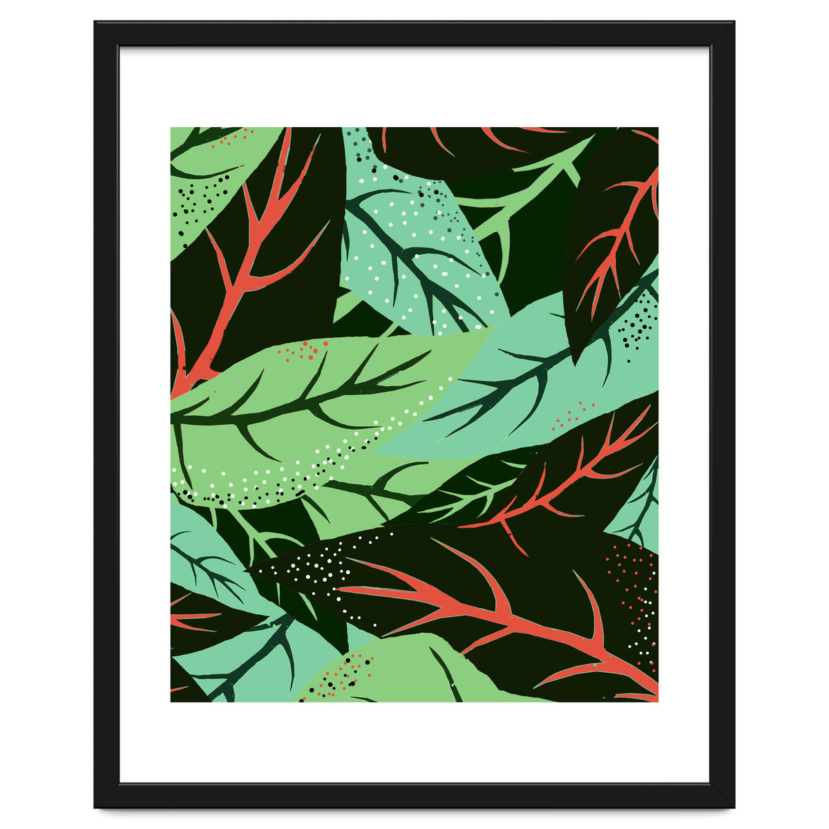 The Dark Jungle | Mystery Eclectic Forest | Maximalist Rainforest Nature Botanical Plants