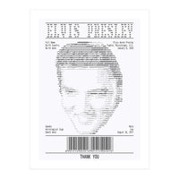 Receipt Art Elvis Presley (Print Only)