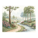 Serene Meadow Stream: A Gentle Countryside Walk (Print Only) thumbnail