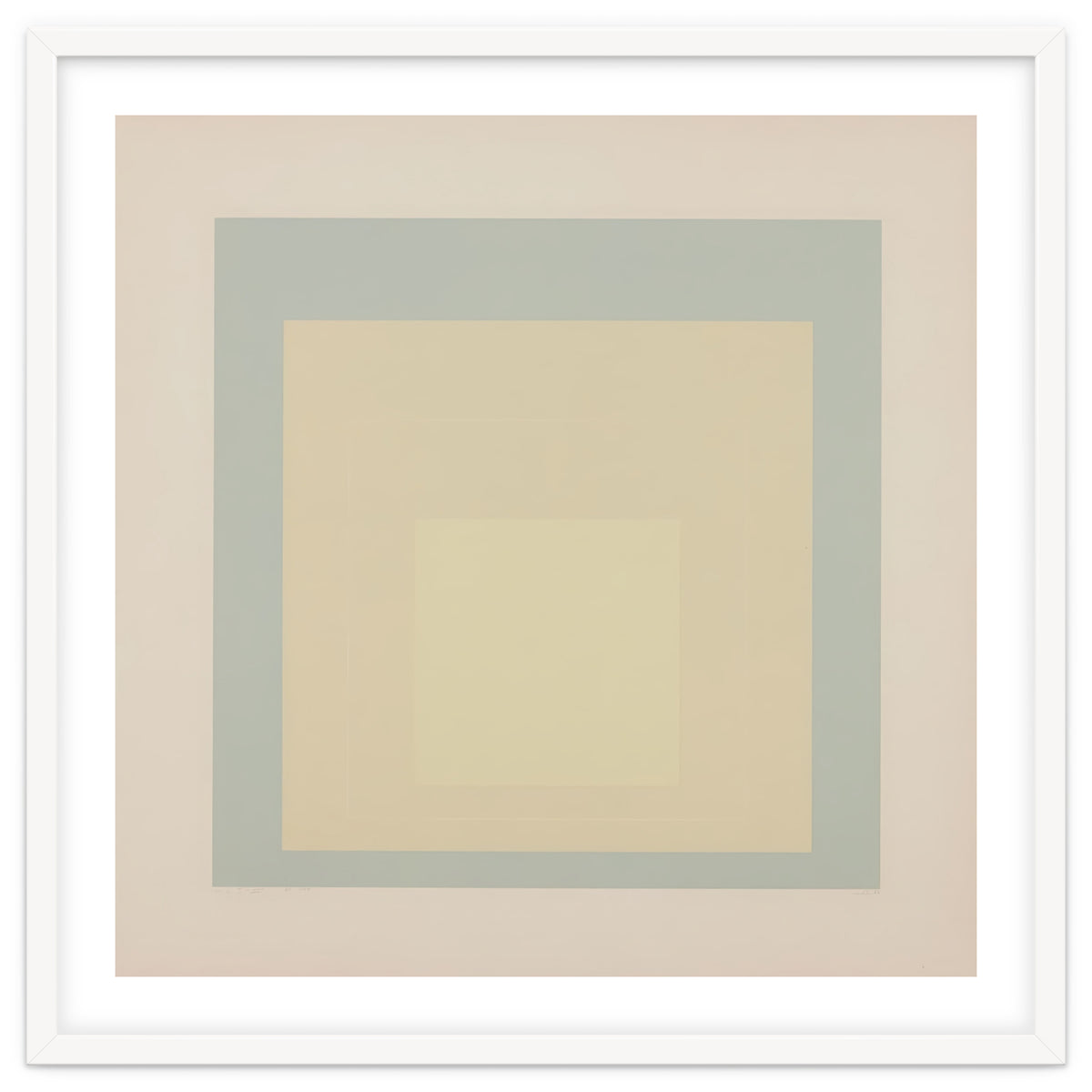JOSEF ALBERS - HOMAGE TO THE SQUARE