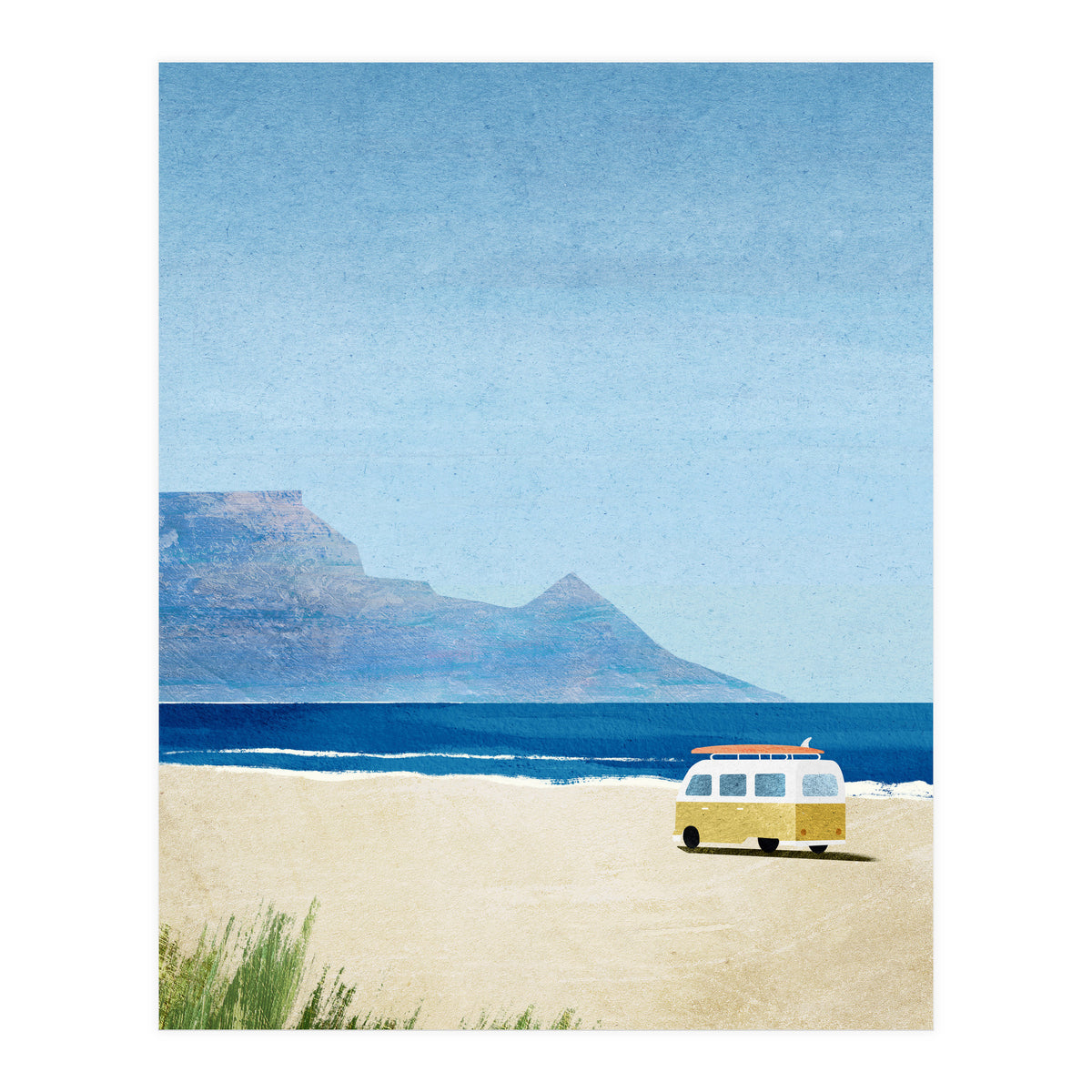 Kombi Surf Van, Cape Town (Print Only)