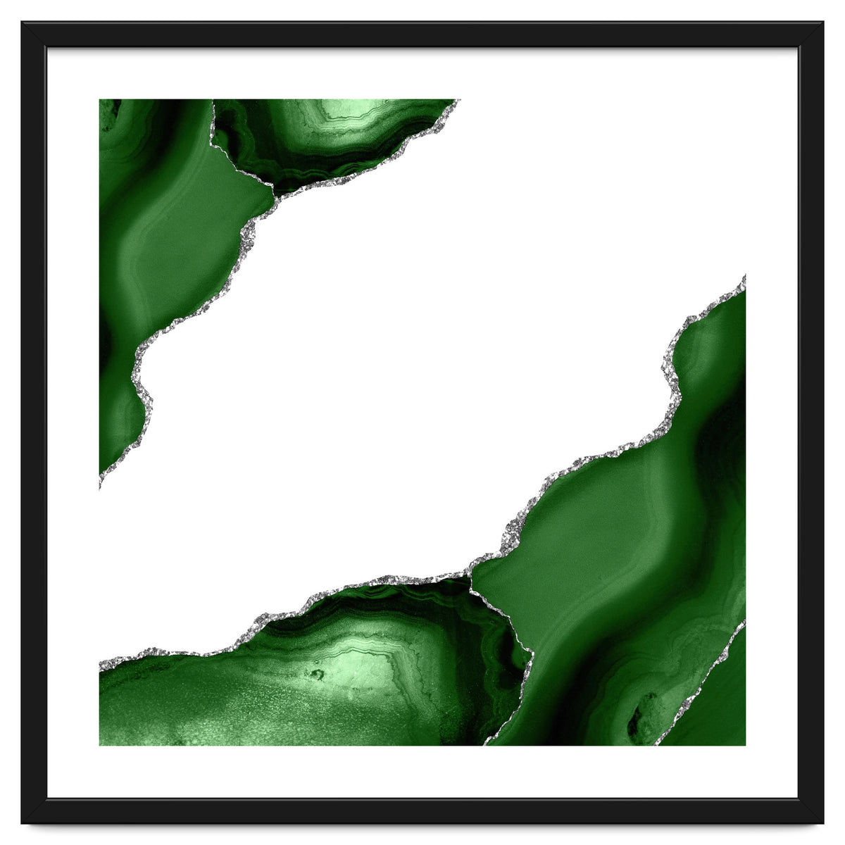 Green & Silver Agate Texture 16