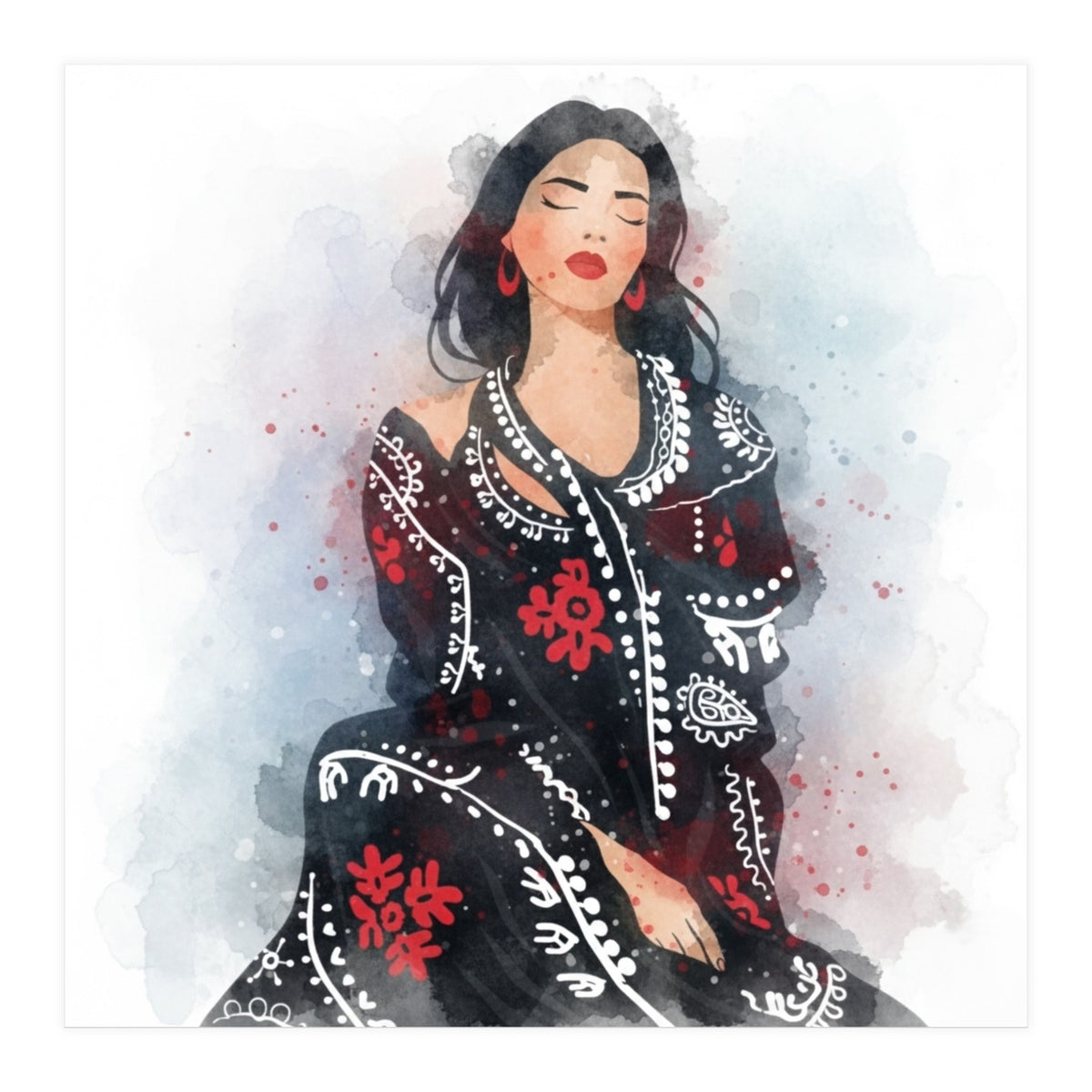 Boho Woman Kurdish (Print Only)