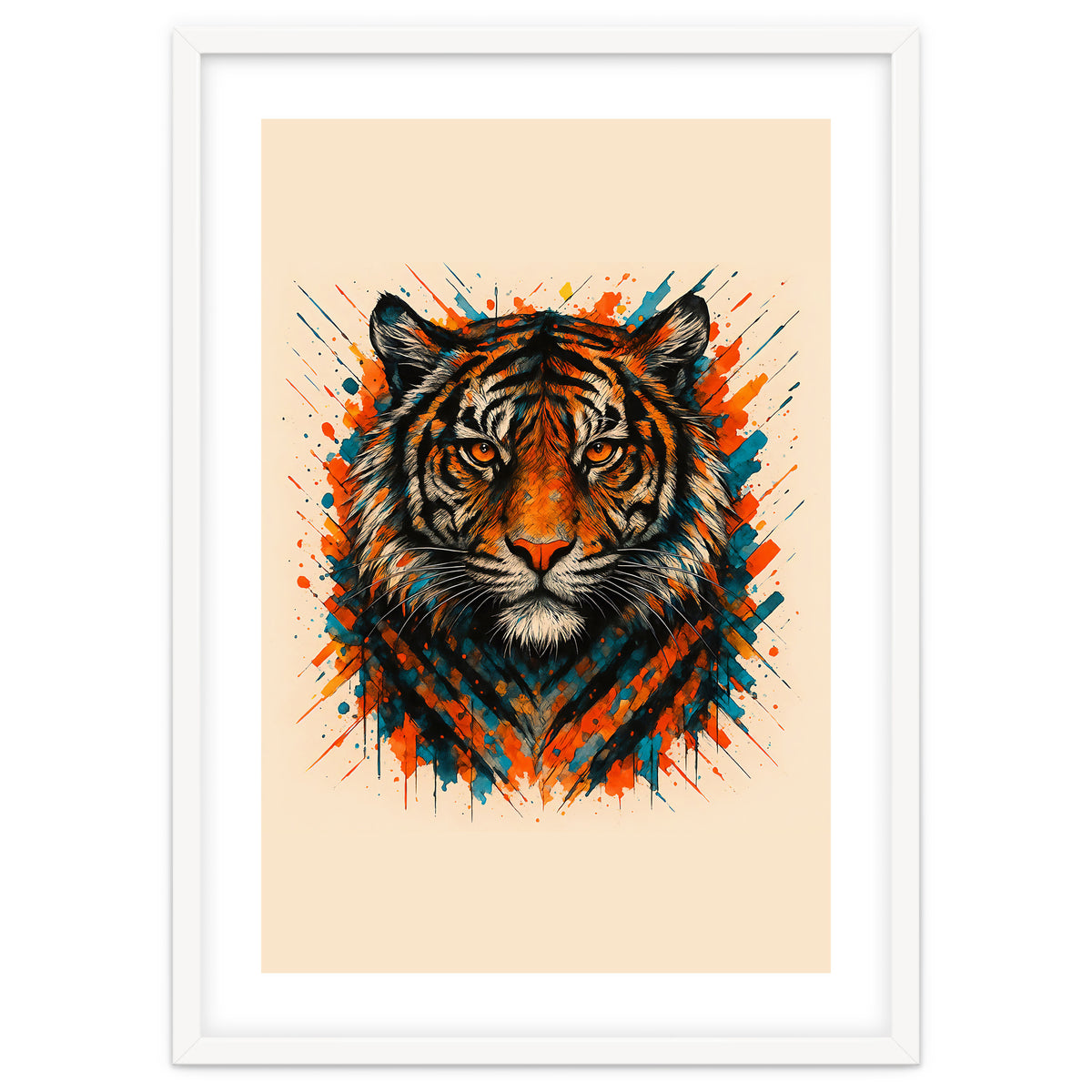 Tiger Animal Watercolor