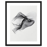 Abstract Black Flowing Fabric Wave thumbnail