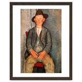 Amadeo Modigliani / 'The Young Farmer', 1918, Oil on canvas. thumbnail