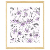 Wild Roses Floral Pattern - Purple thumbnail