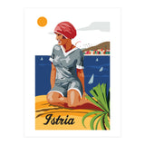 Istria, Swimmer on the Beach (Print Only) thumbnail