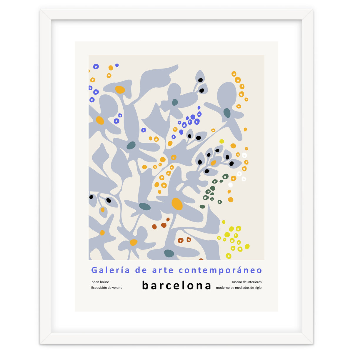 Contemporary art gallery Barcelona design and interior