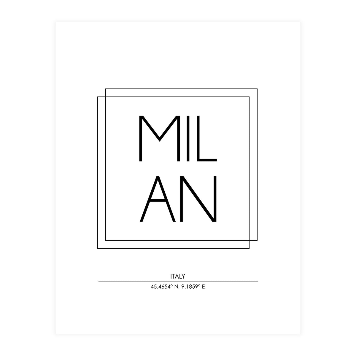 Milan (Print Only)