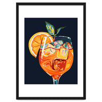 Hawaiian Cocktail, Fresh Orange Fruity Mimosa, Pop Of Color Food Bohemian Eclectic Modern Drink