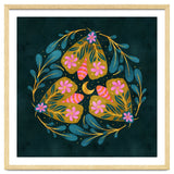 Floral Moths and Moon thumbnail