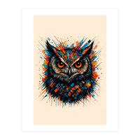Owl Animal Watercolor (Print Only)