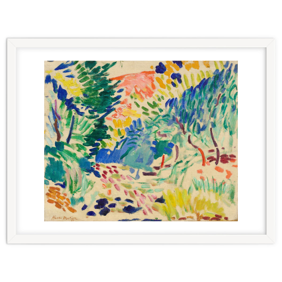Landscape at Collioure – Henri Matisse (1905)