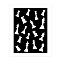 Chess Game Pieces  (Print Only)