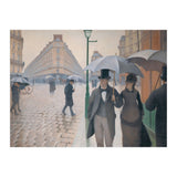 Gustave Caillebotte: Rue de Paris, temps de pluie - Paris Street in Rainy Weather, 1877. (Print Only) thumbnail