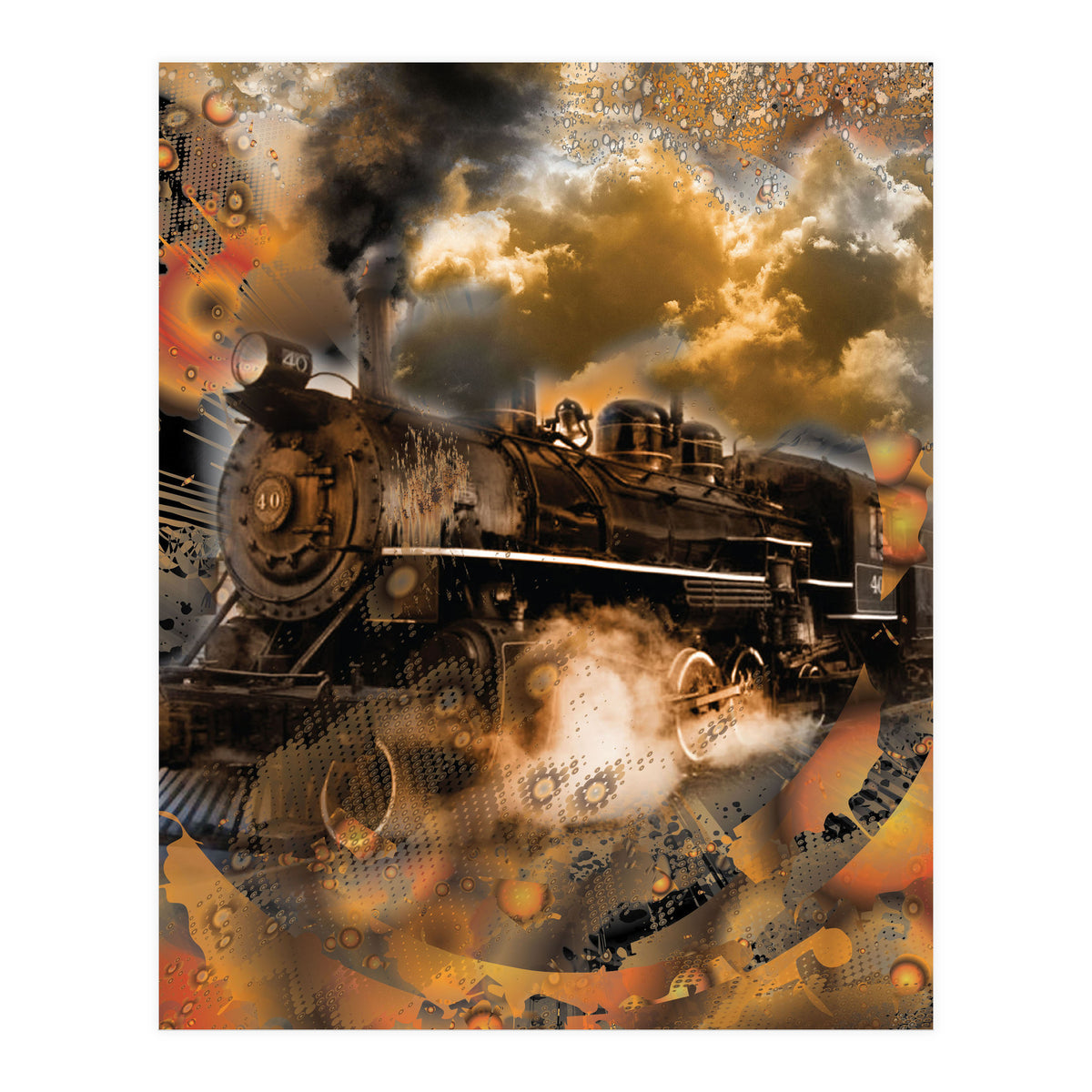 Steam Locomotive (Print Only)