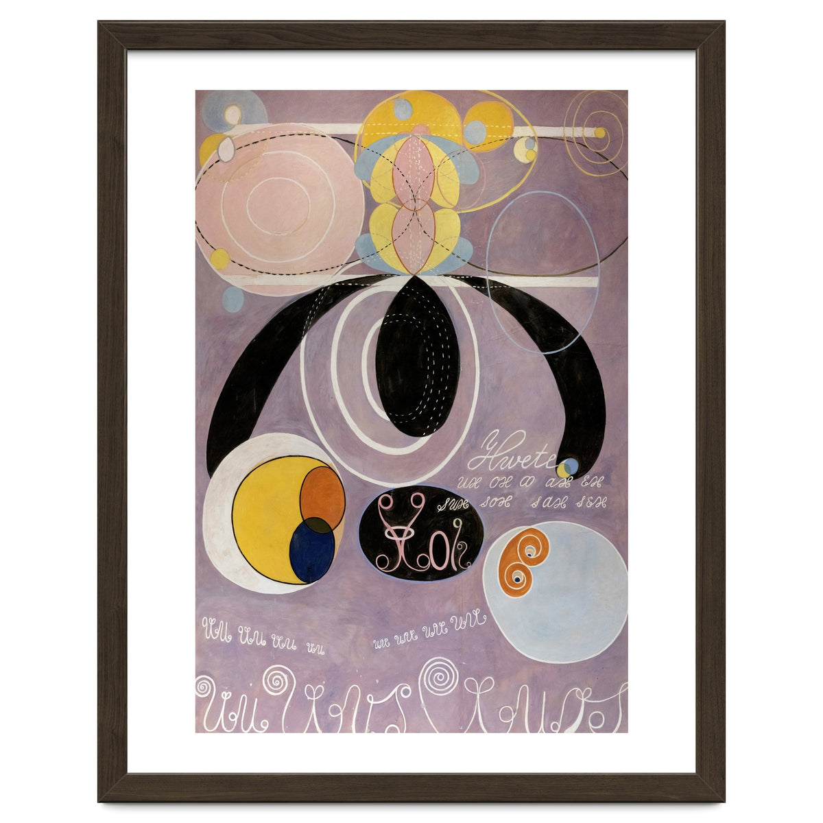 Hilma af Klint The - Ten Largest No 6 Adulthood Abstract Spiritual Art