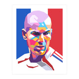 Zinedine Zidane art (Print Only) thumbnail
