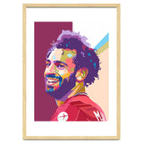 Mohamed Salah pop art portrait thumbnail