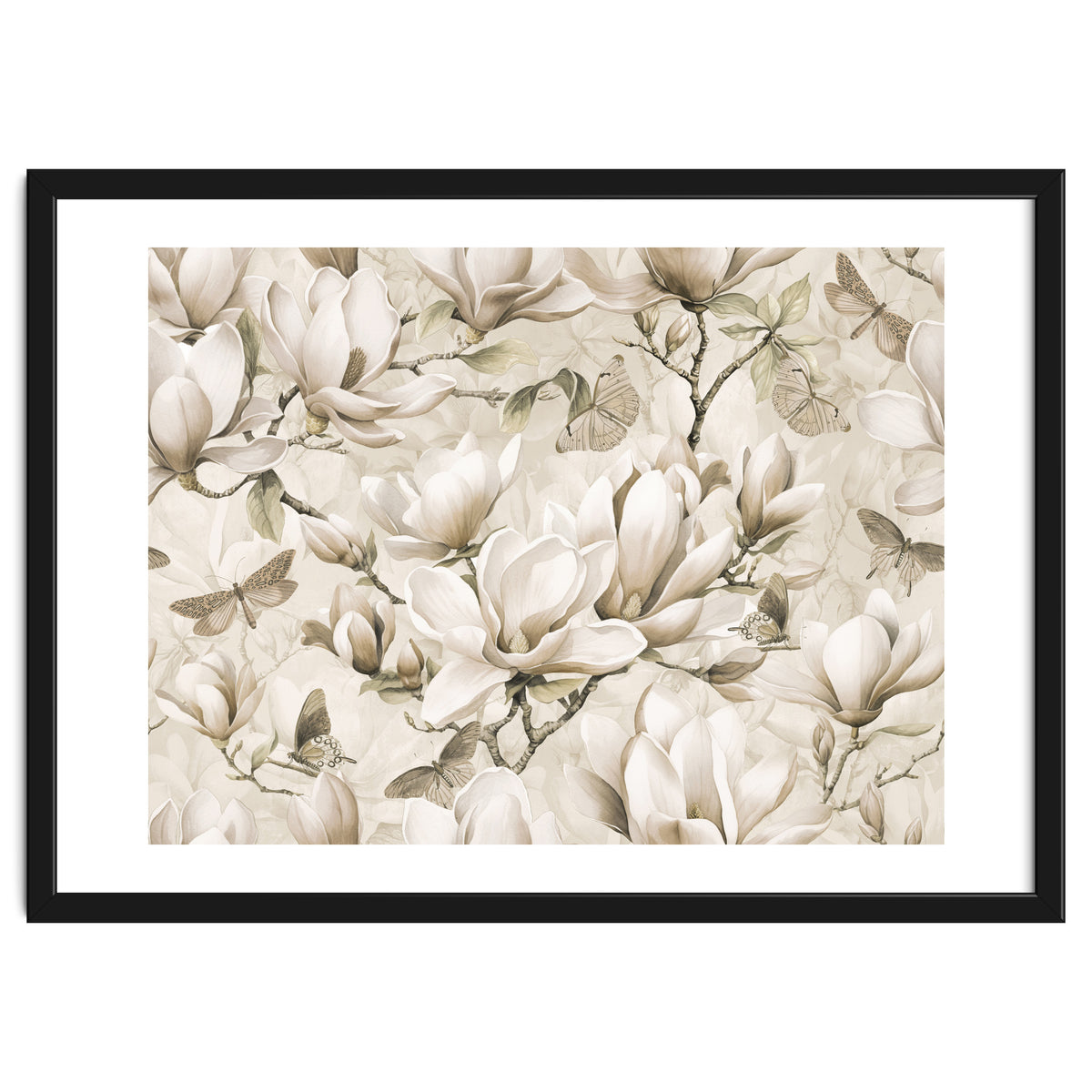 Magnolia And Butterfly Cream