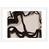 Time oil painting abstract